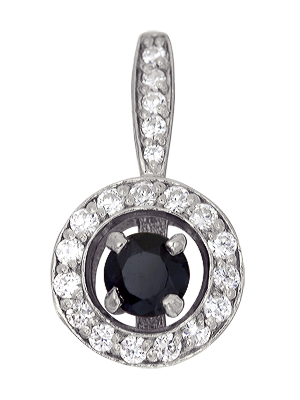 Купить подвески из серебра с корундом