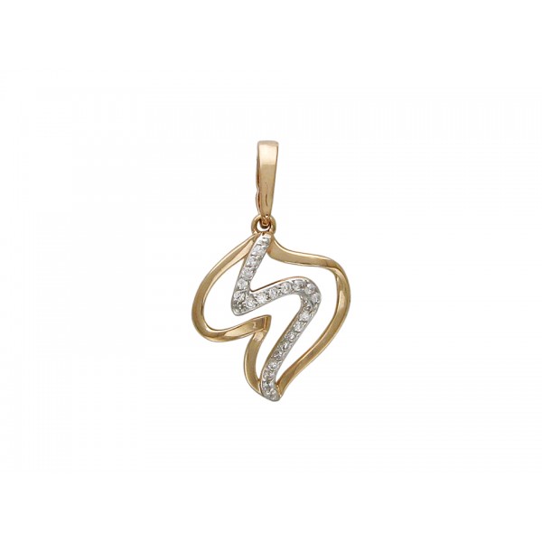Купить подвеска из золота с фианитом
