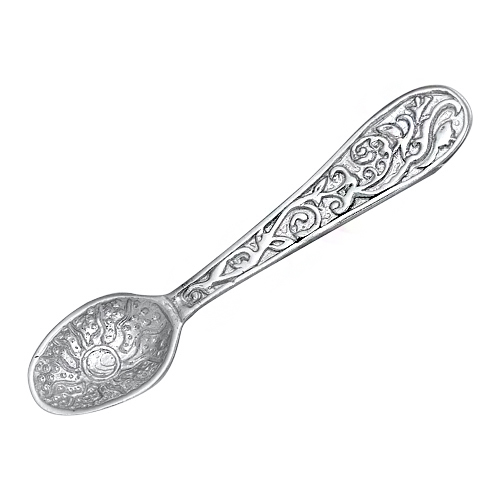 Ложка-загребушка из серебра
