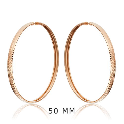 Серьги из золота без вставок 02-4808-50-000-1110-19 от KRASNOE, металл Золото, вставка 