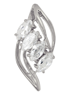 Купить подвески из серебра с корундом