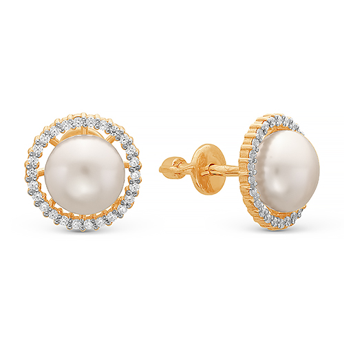 Серьги из золота Z2-9122 от KRASNOE, металл Золото, вставка 