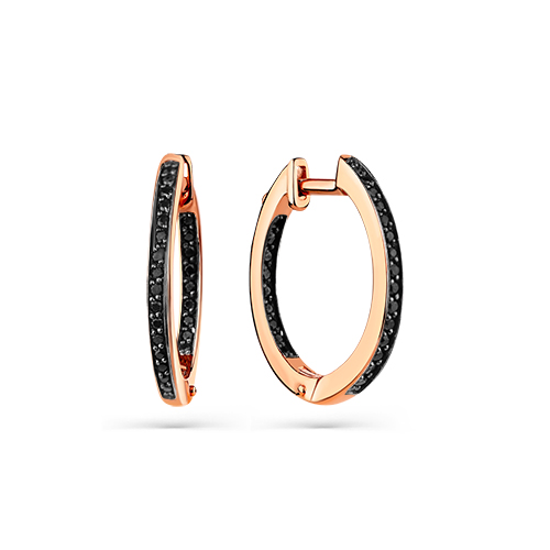 Серьги из золота с шпинельом 02-3-169-7400-012 от KRASNOE, металл Золото, вставка Шпинель