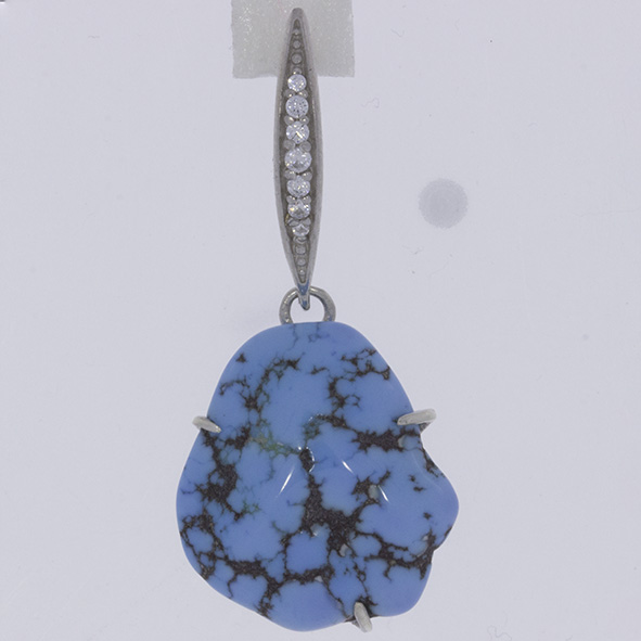 Купить подвеска из серебра с бирюзаом