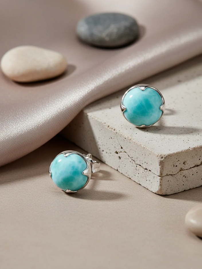 Пусеты из серебра с ларимаром-2.png