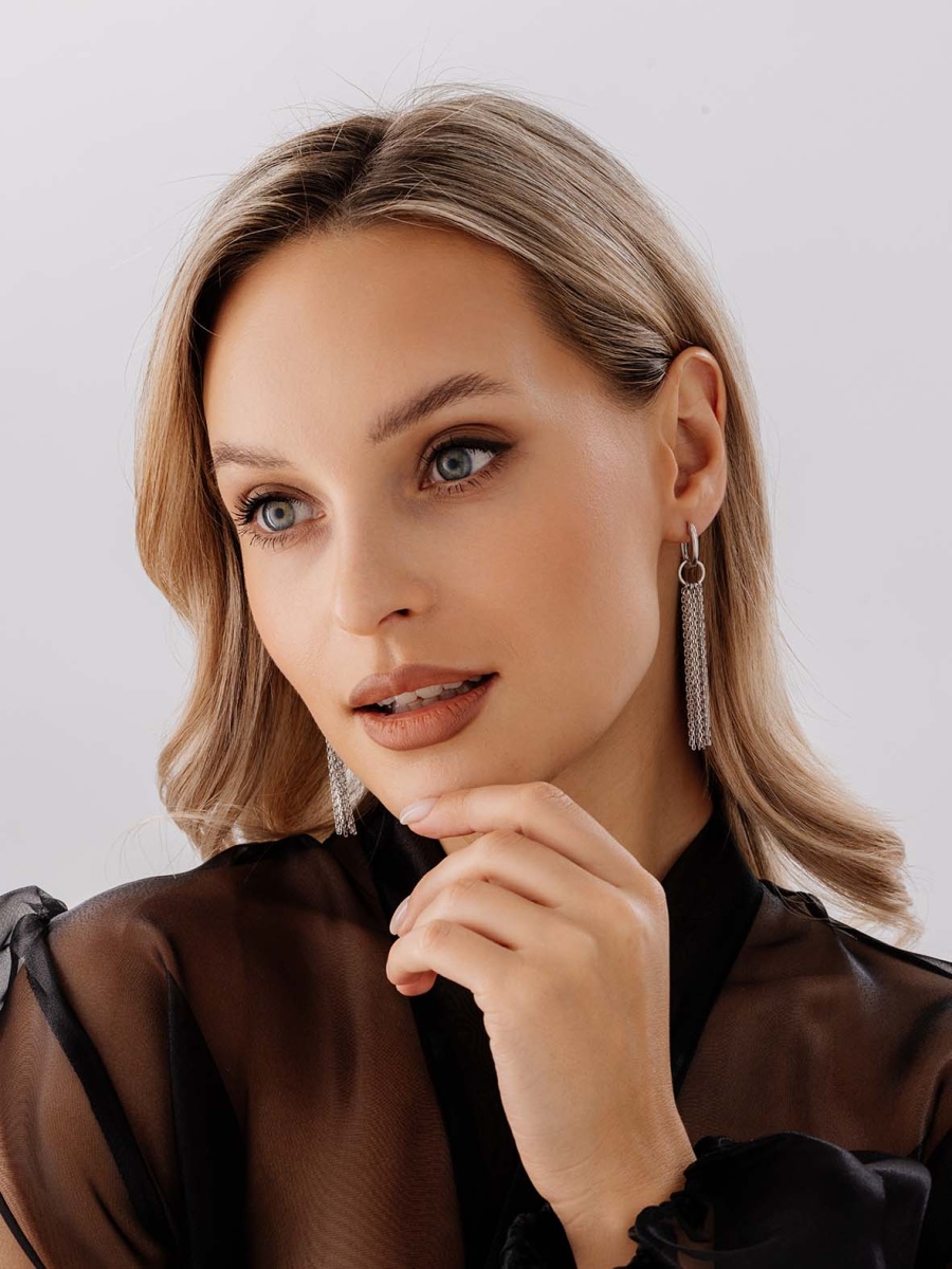 Серьги из серебра без вставок (Арт. 2340405644-4)-2.jpg