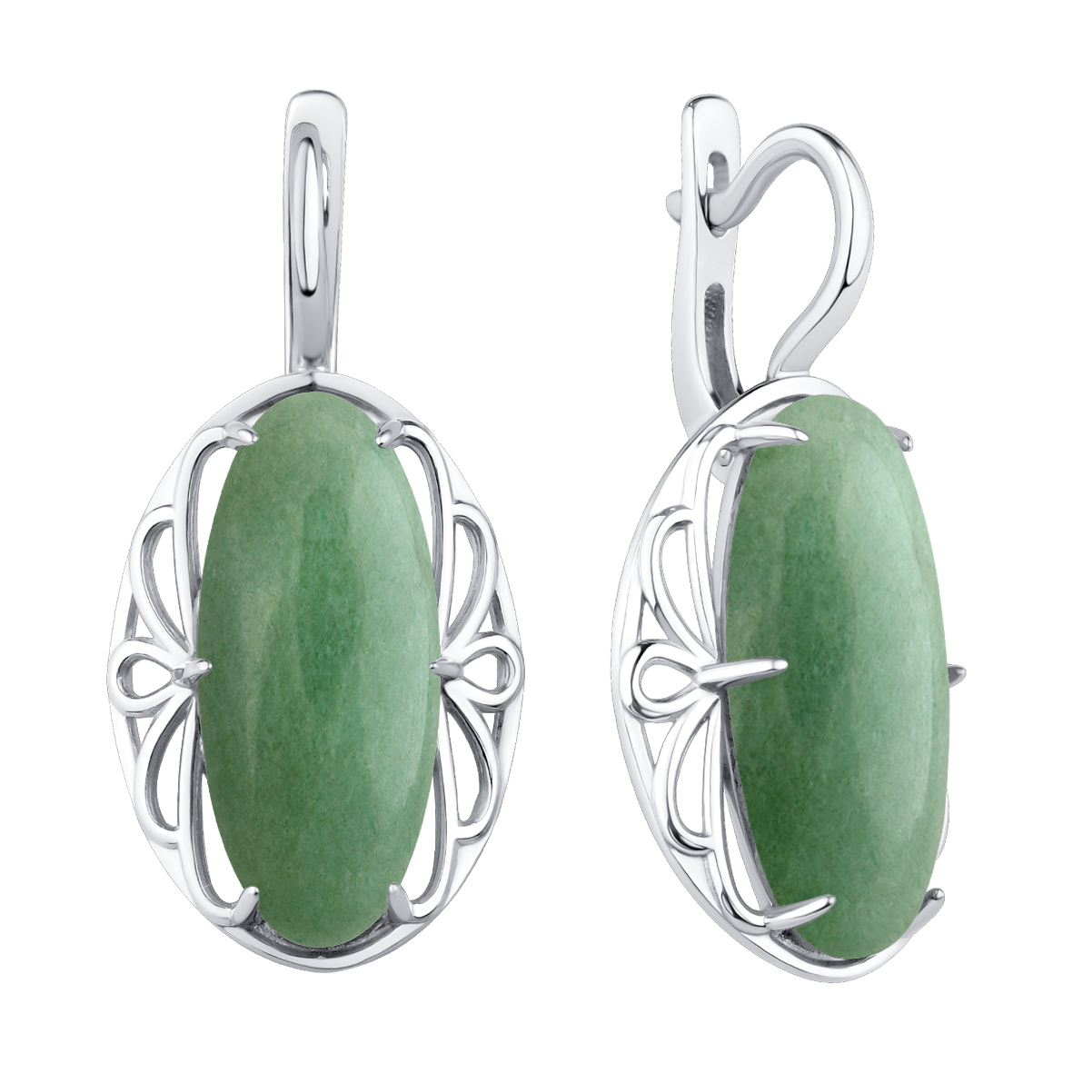 Серьги из серебра с авантюрином (Арт. 2340365791-1-60).jpg