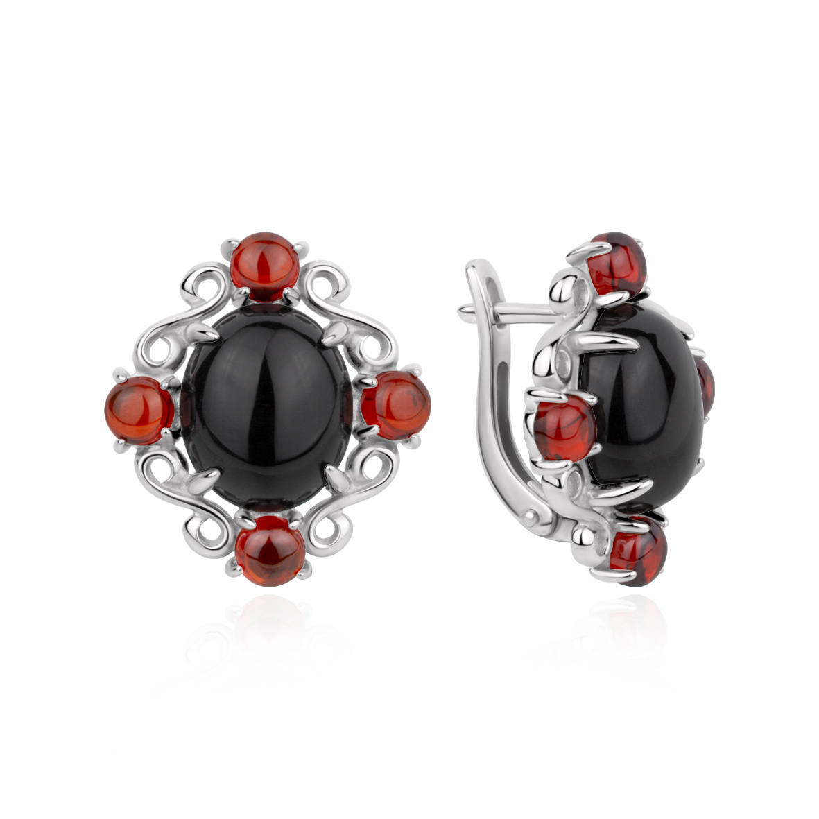 Серьги из серебра с агатом (Арт. 2340396631).jpg