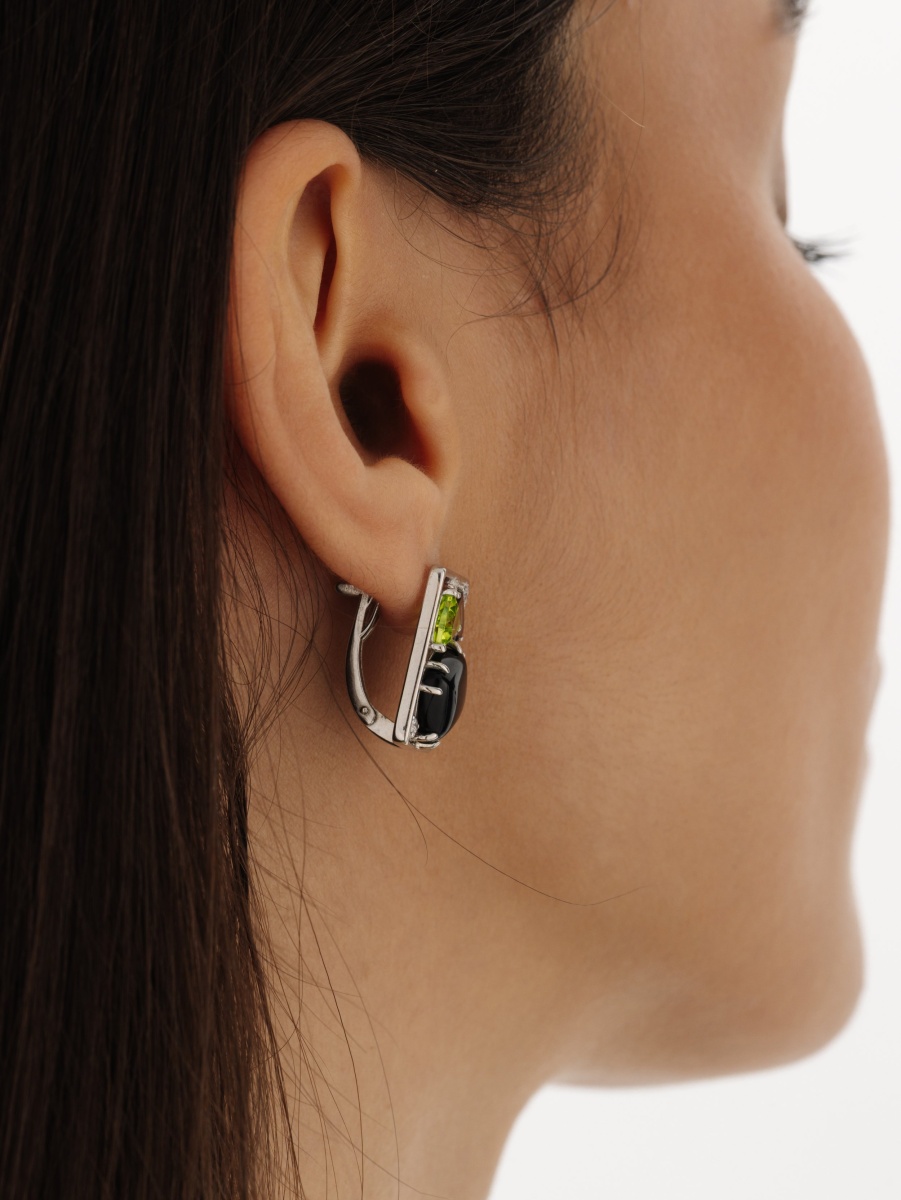 Серьги из серебра с агатами, ситаллами и фианитами (Арт. 2340391177-20)-3.jpg