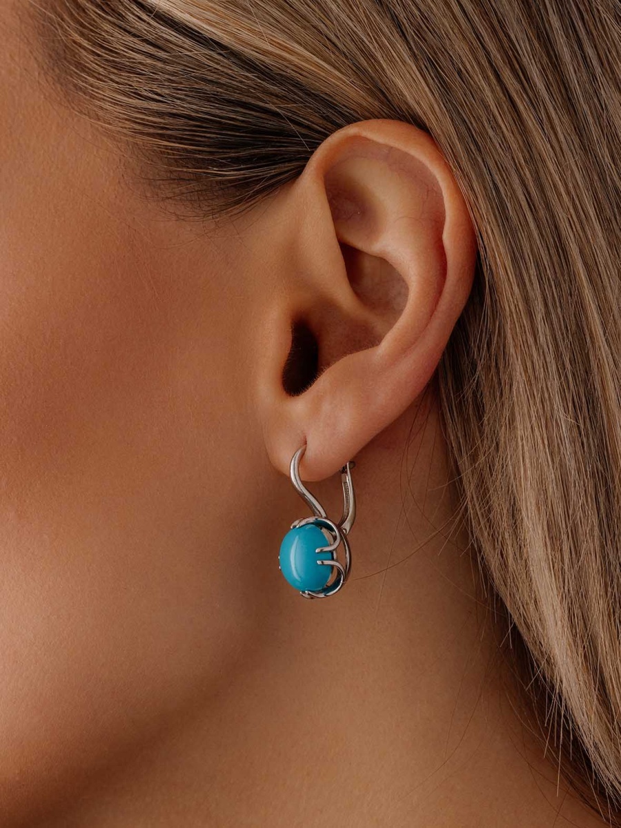 Серьги из серебра с бирюзой (Арт. 2340311930)-5.jpg