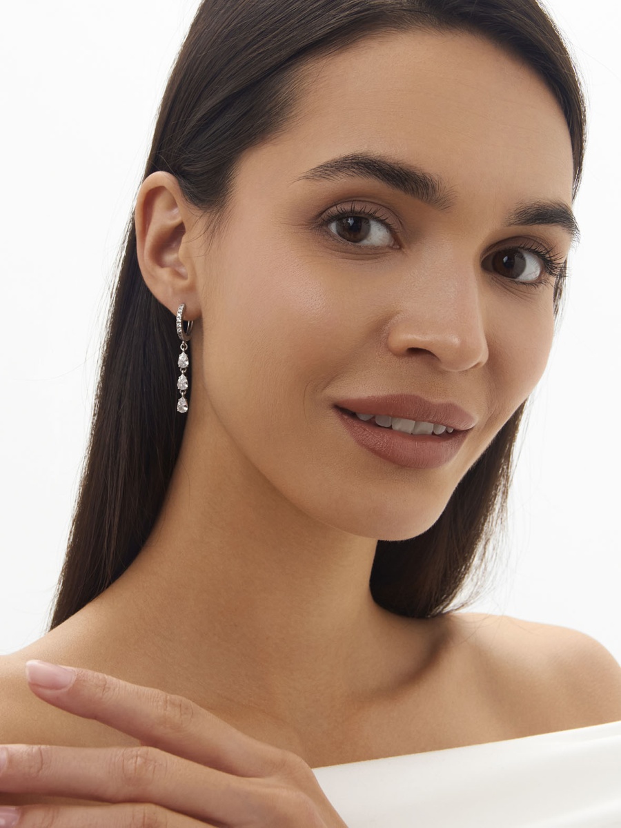 Серьги из серебра с фианитами (Арт. 2340204992л)-3.jpg