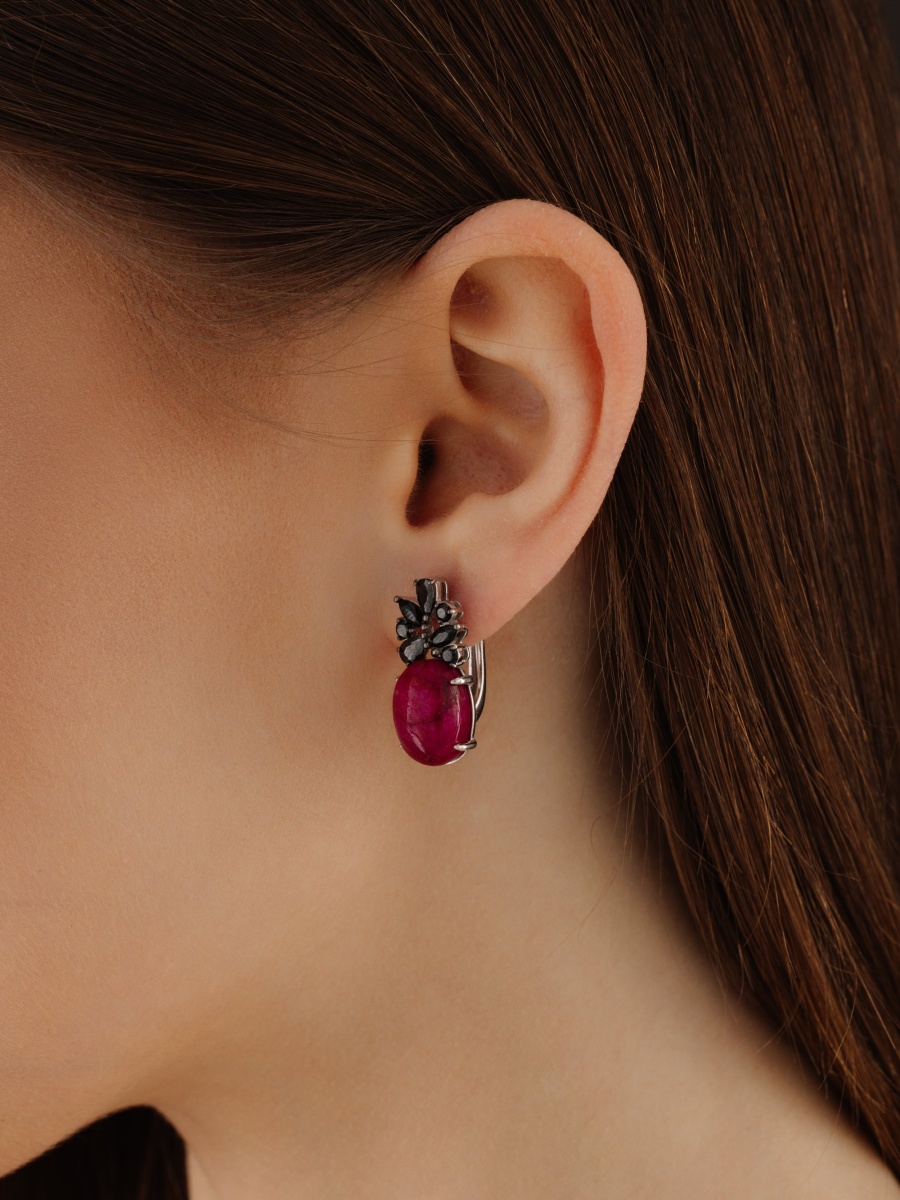 Серьги из серебра с агатом и фианитами (арт. 2348390886-2-37)-1.jpg