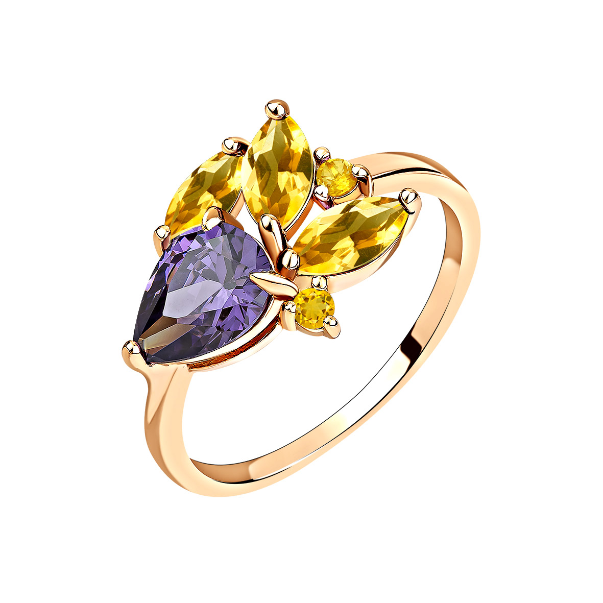 Кольцо из серебра с аметистом, ситаллами и цитринами (Арт. 1320871960-95).jpg