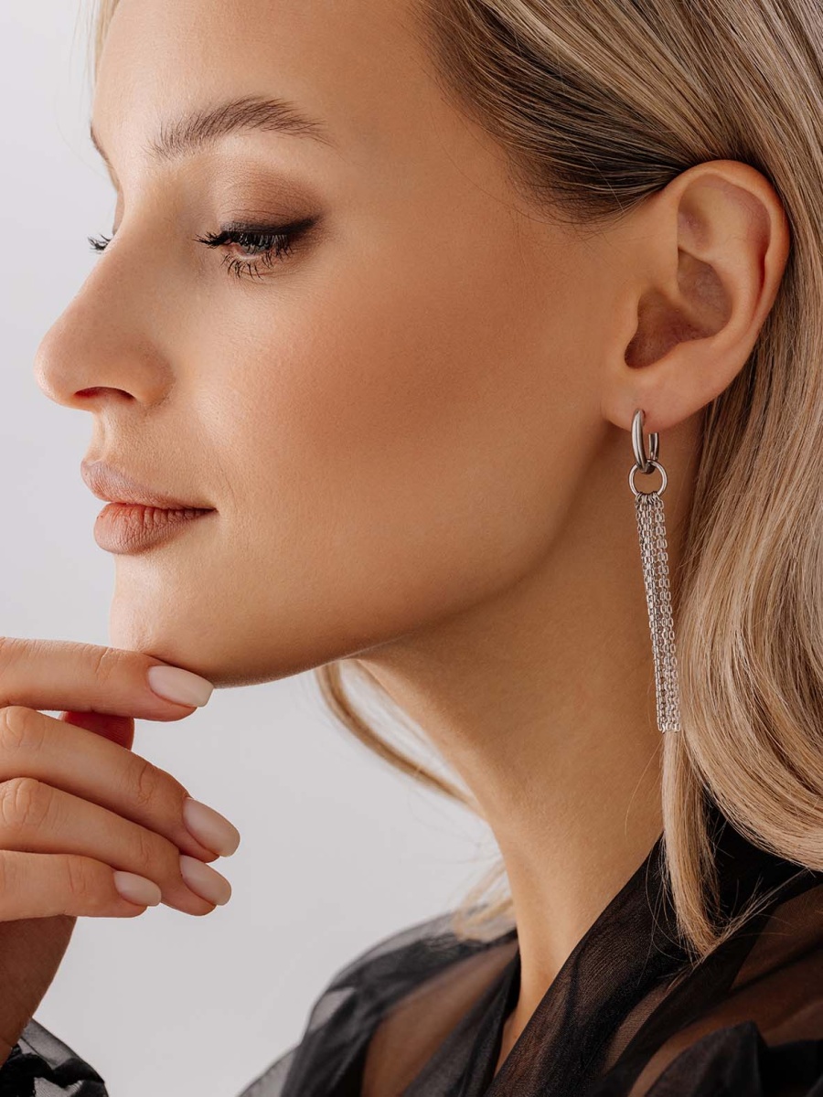 Серьги из серебра без вставок (Арт. 2340405644-4)-4.jpg