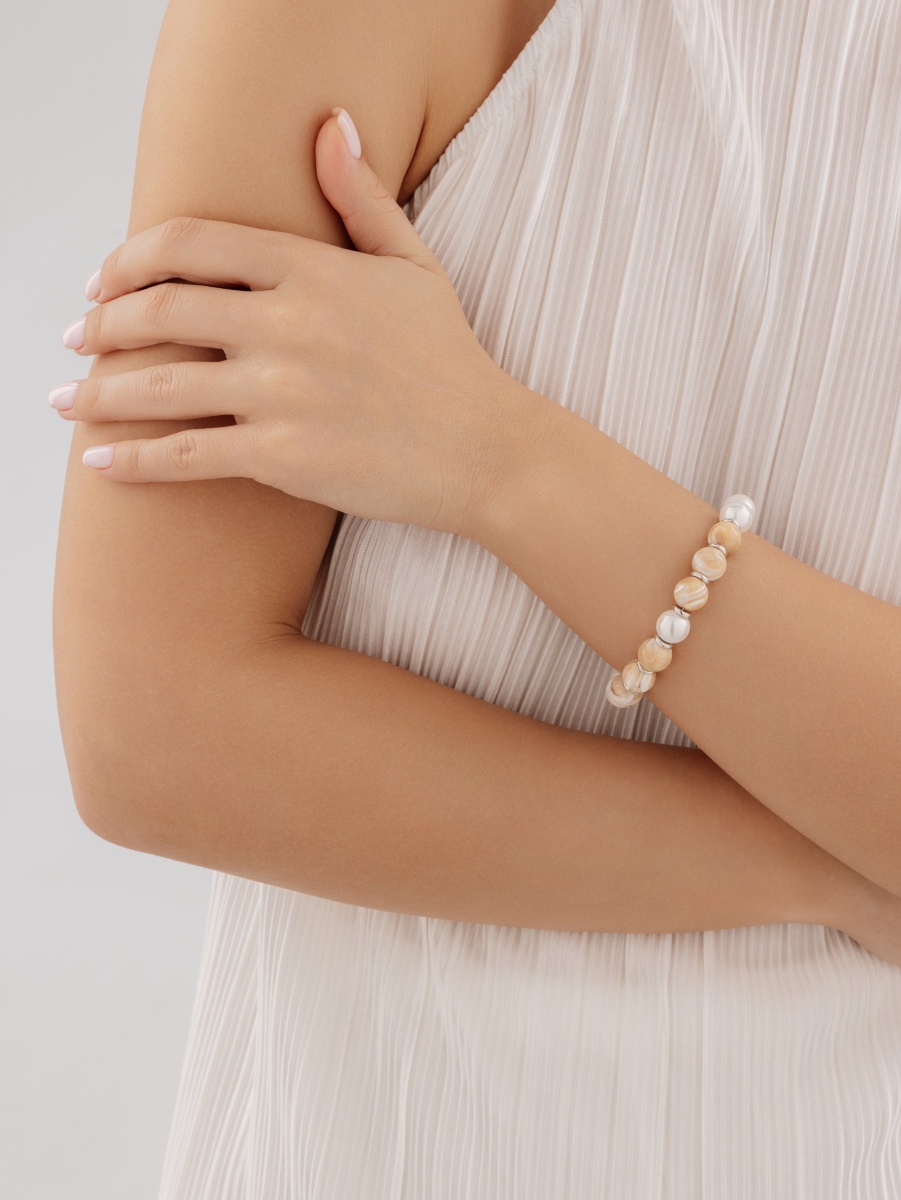 Браслет из серебра с перламутрами и жемчугами (арт. 4340876446-18-55)-1.jpg