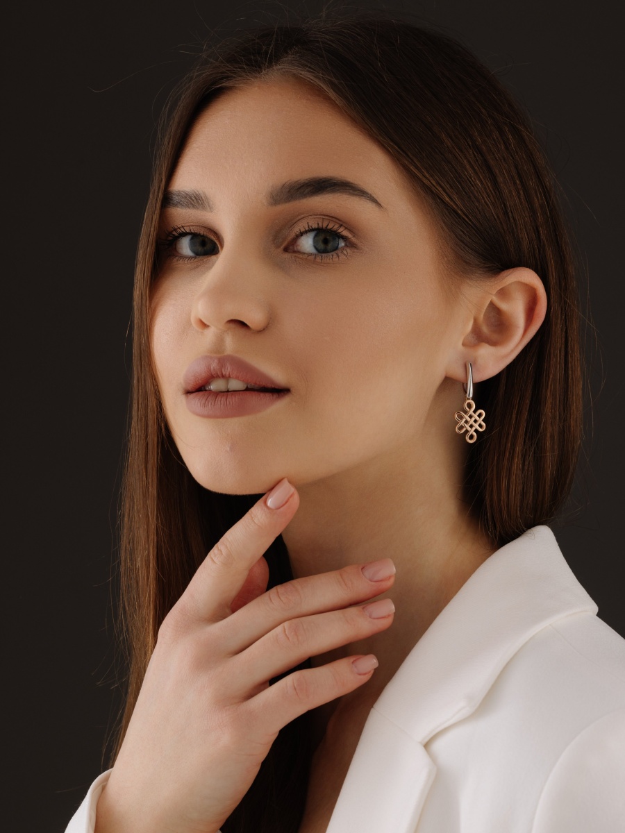 Серьги из серебра без вставок (Арт. 2350401643)-2.jpg