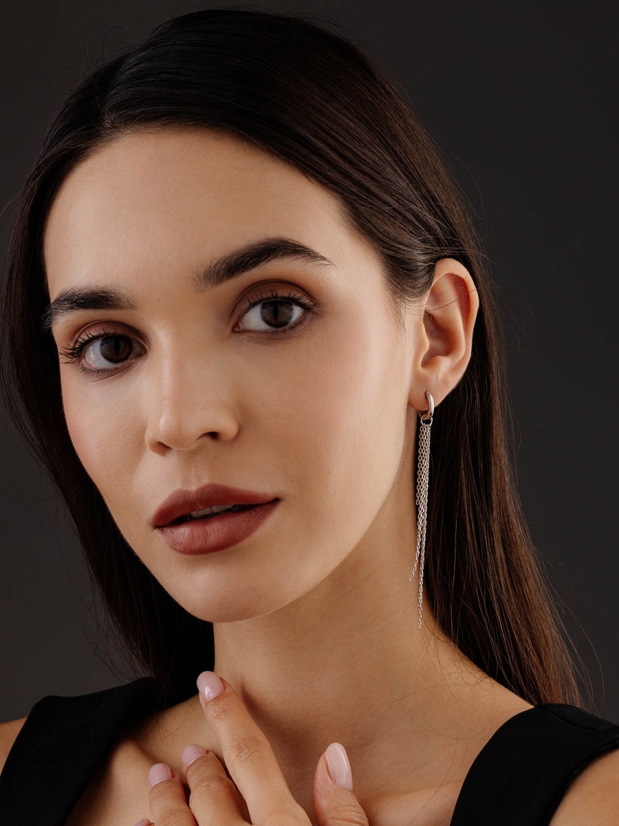 Серьги из серебра без вставок (Арт. 2340401640-4)-2.jpg