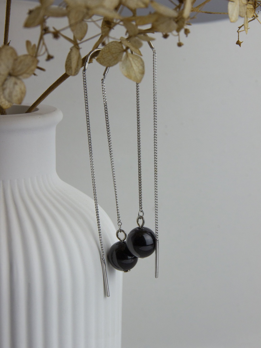 Серьги из серебра с агатами (Арт. 2340390712-1-20)-1.jpg