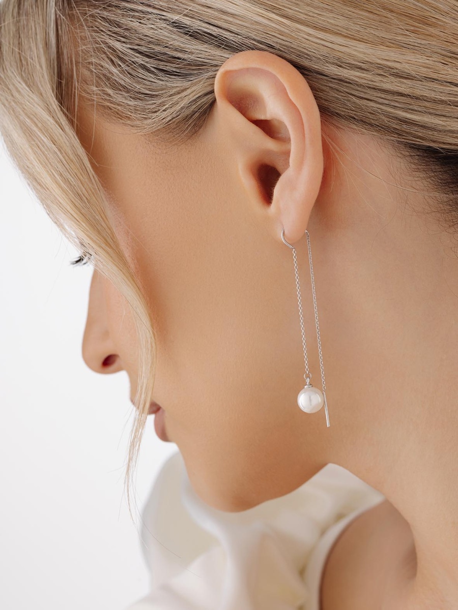 Серьги из серебра с имитацией жемчуга (Арт. 2340240718-9)-4.jpg