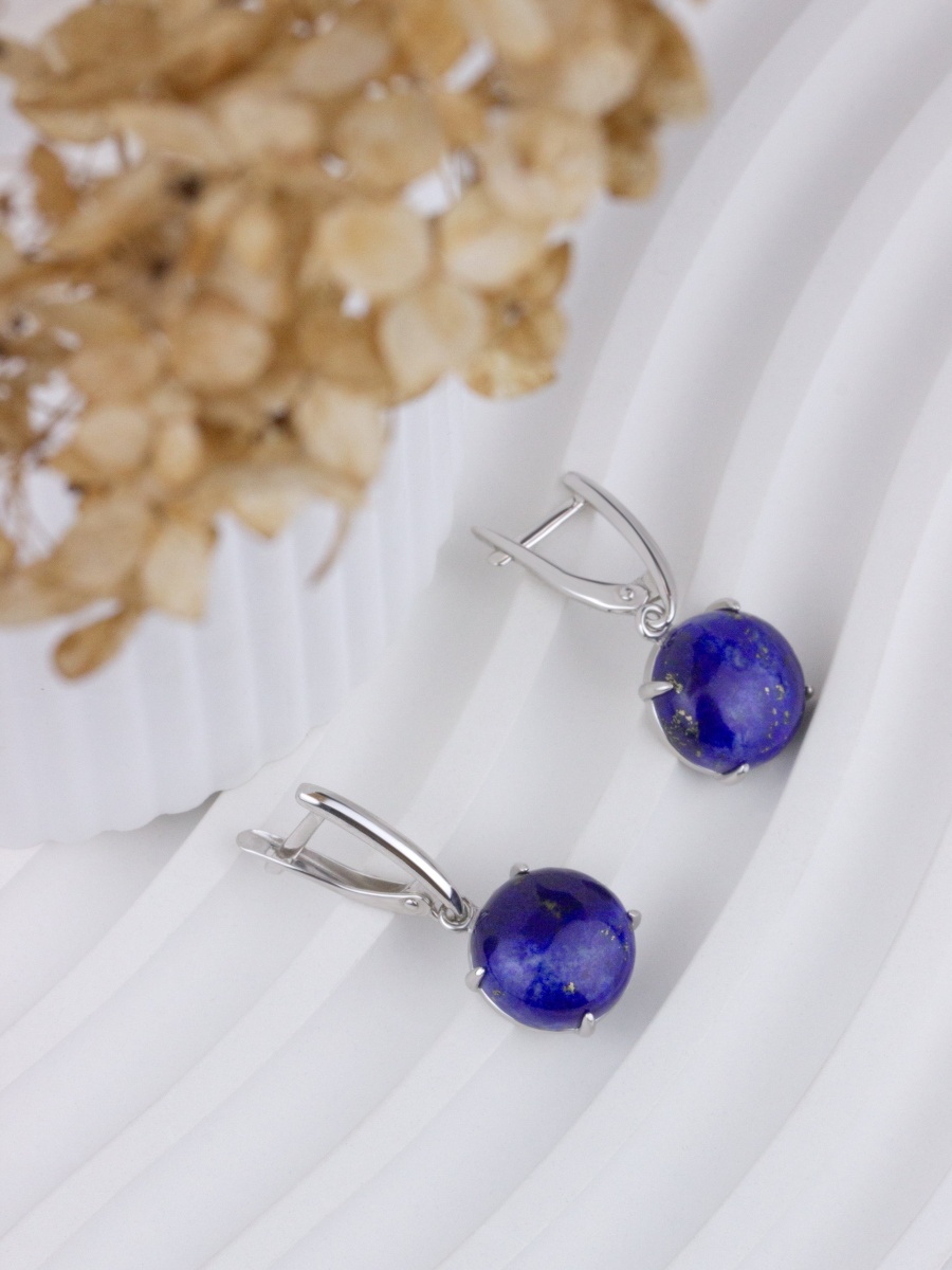 Серьги из серебра с лазуритами (Арт. 2340472311)-2.jpg