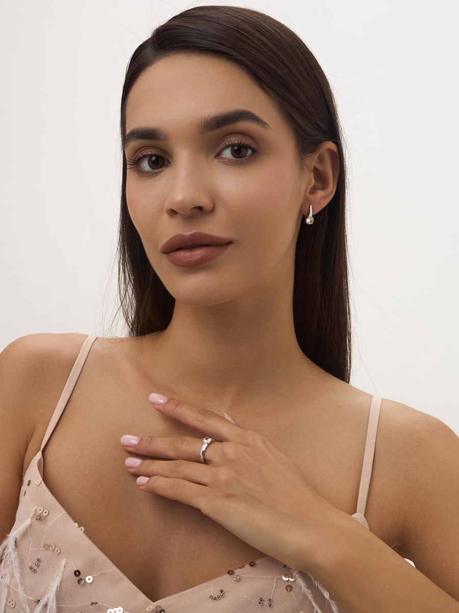 Серьги из серебра с фианитами (Арт. 2340200254)-5.jpg