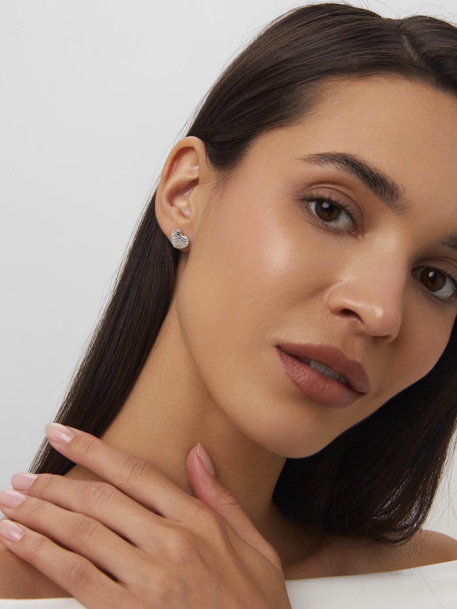 Пусеты из серебра без вставок (Арт. 2340405845)-3.jpg