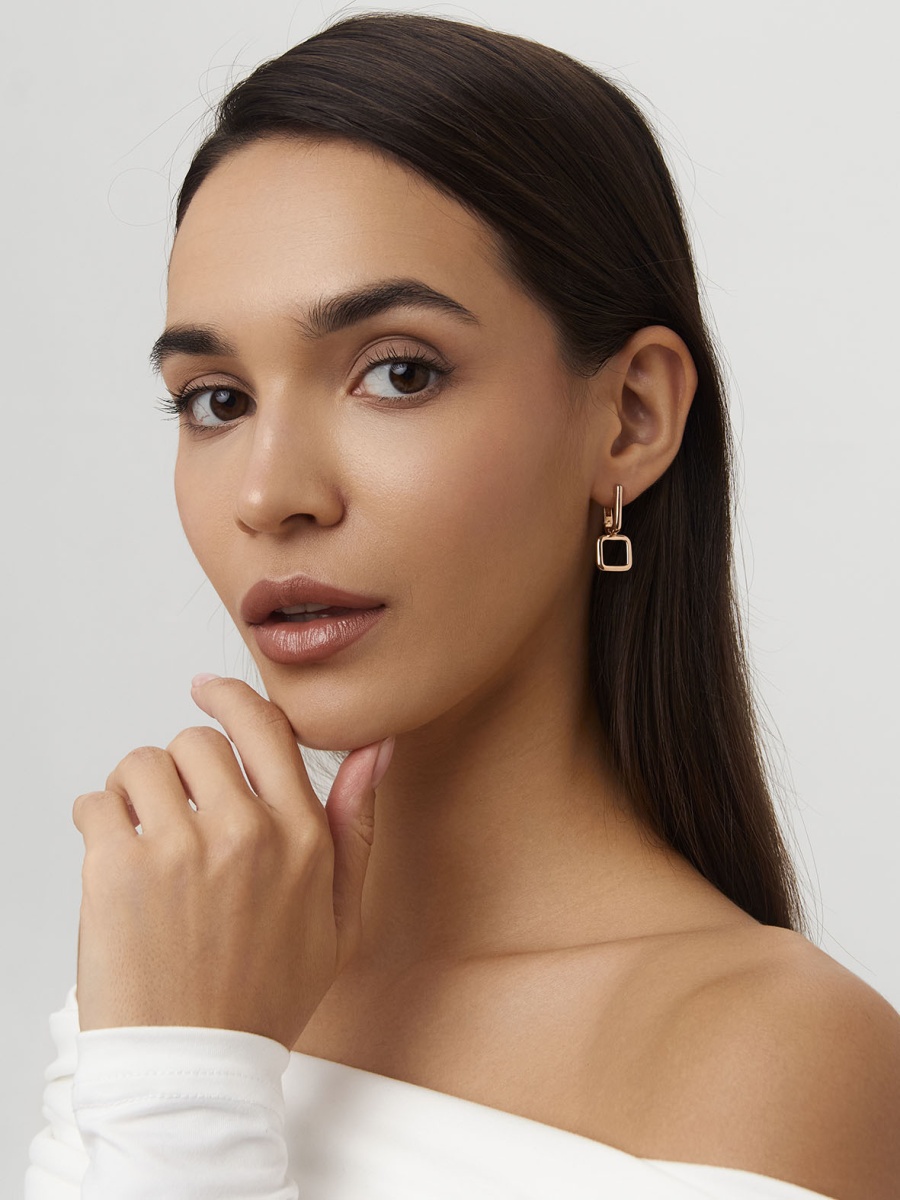 Серьги из серебра без вставок (Арт. 2320405302)-3.jpg