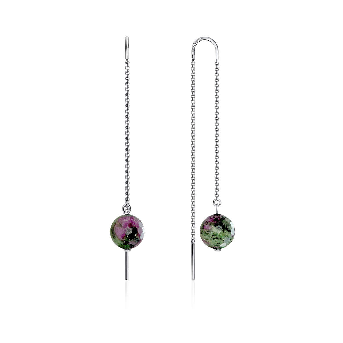 Серьги из серебра с цоизитом (Арт. 2340590712).jpg