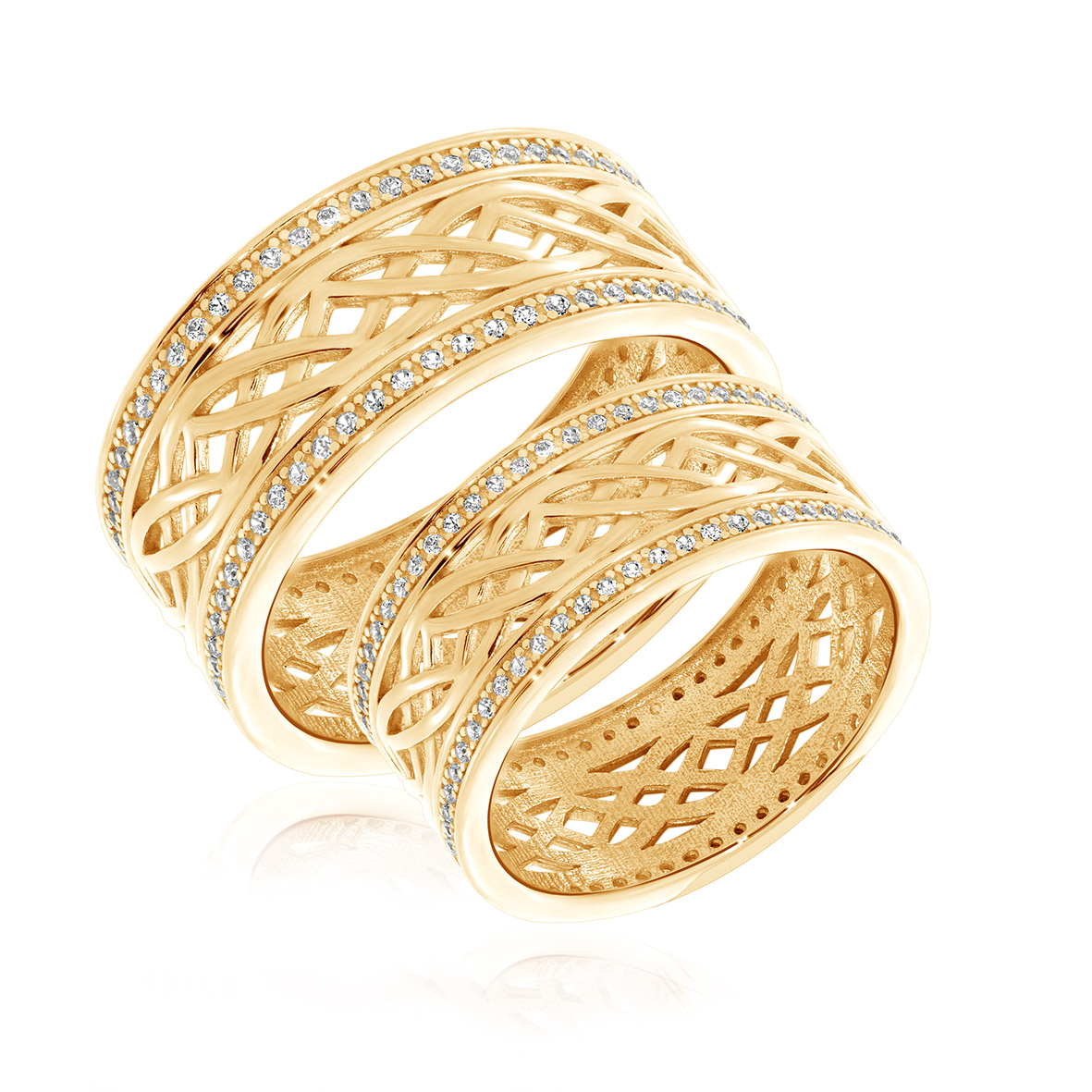 Кольца с орнаментами