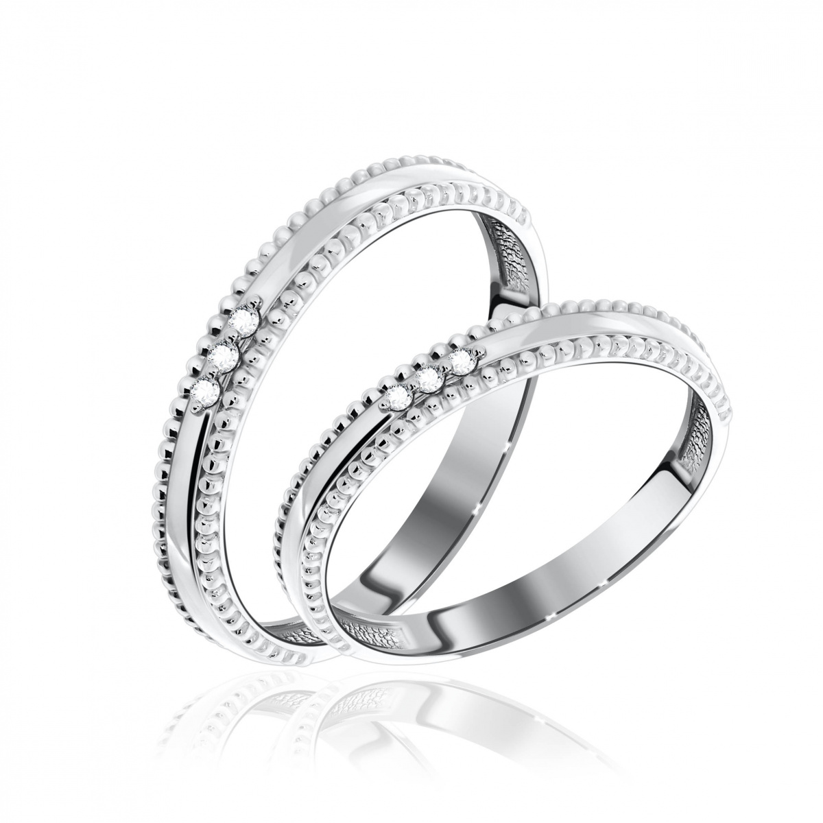 Обручальные кольца из серебра