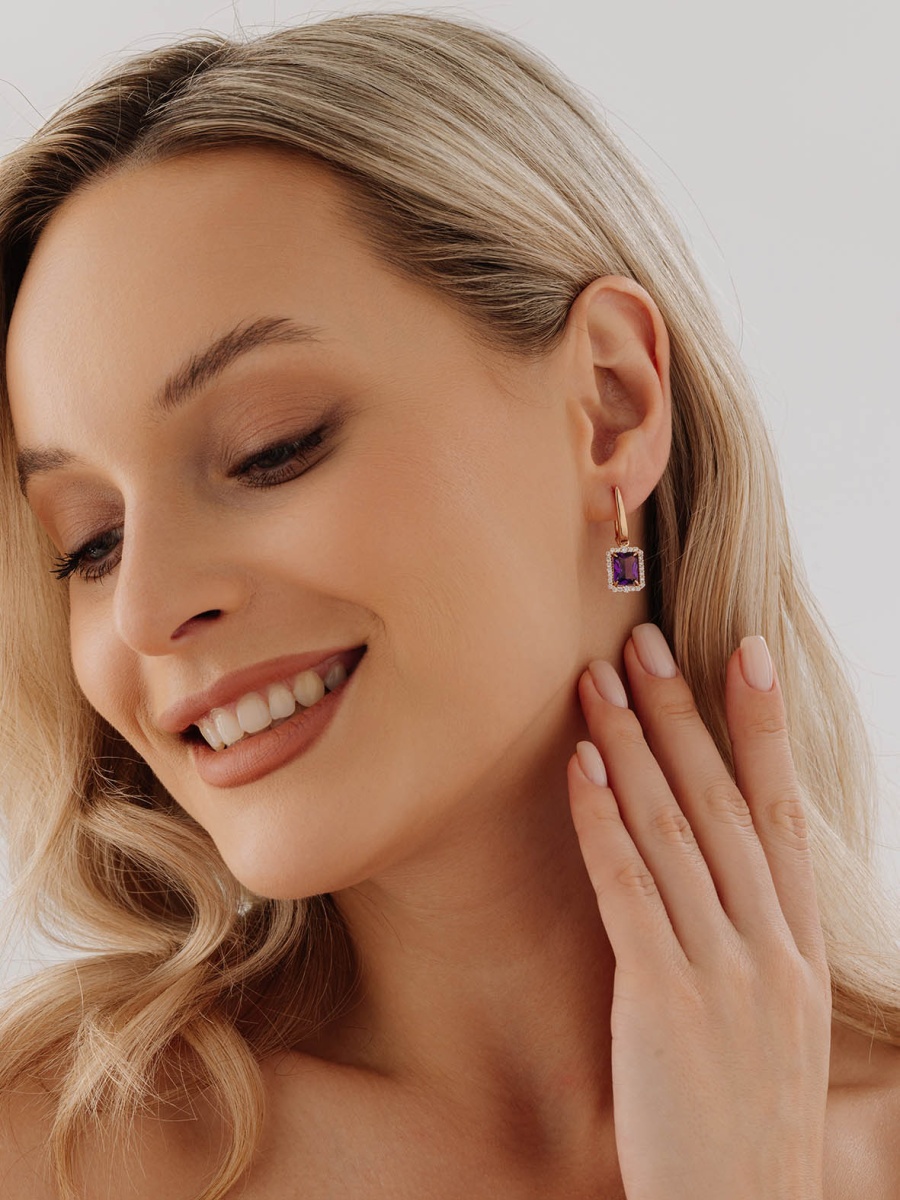 Серьги из серебра с аметист (Арт. 2320061959л)-1.jpg