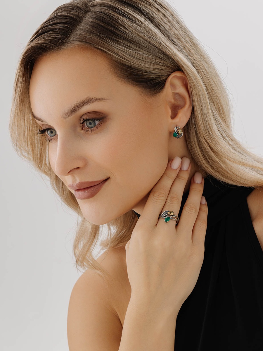 Кольцо из серебра с агатом (Арт. 1317392128-60)-2.jpg