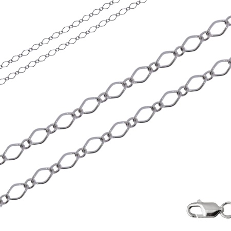 Купить цепь из серебра без вставок