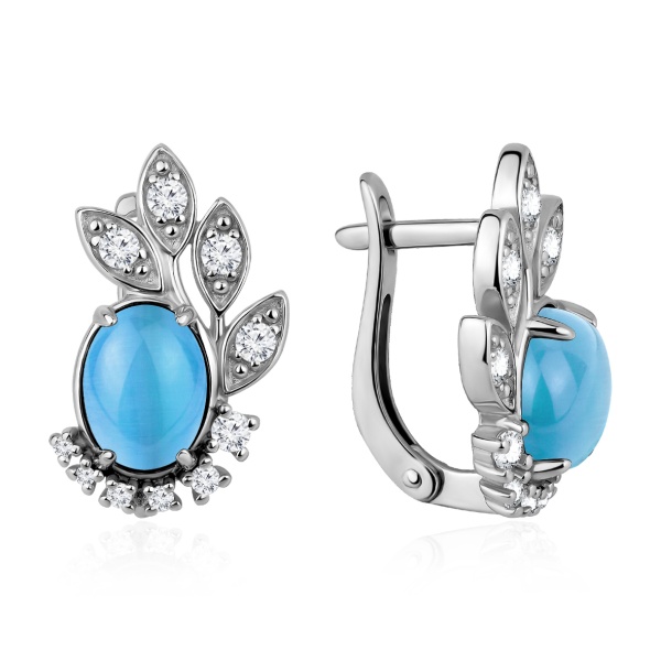 Серьги из серебра  в ювелирном интернет-магазине