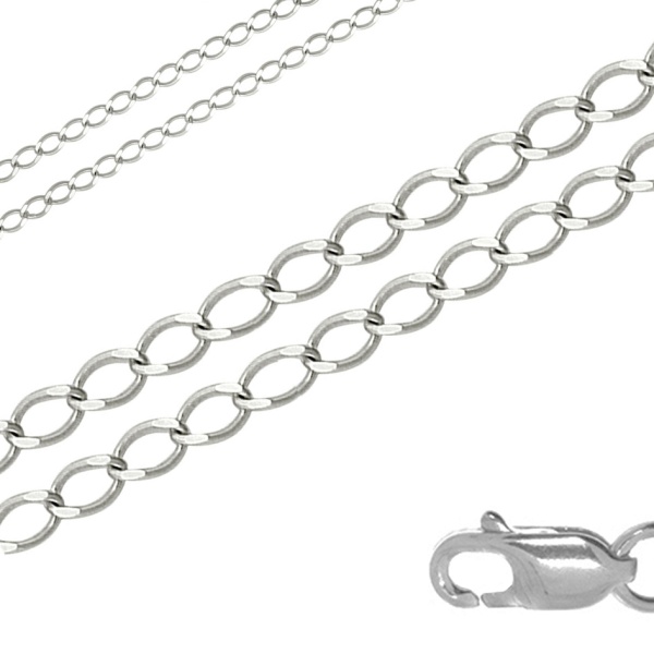 Цепь из серебра без вставок