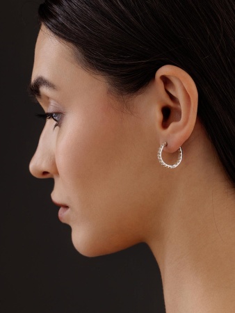 Серьги из серебра с цитринами 2340111315 от KRASNOE, металл Серебро, вставка Цитрин