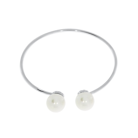 Купить браслет из серебра с жемчугом
