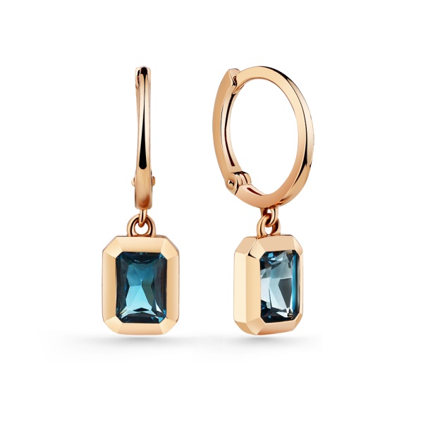 Серьги из золота 02-3-557-1100-010 от KRASNOE, металл Золото, вставка 