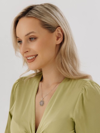 Купить подвеска из серебра без вставок