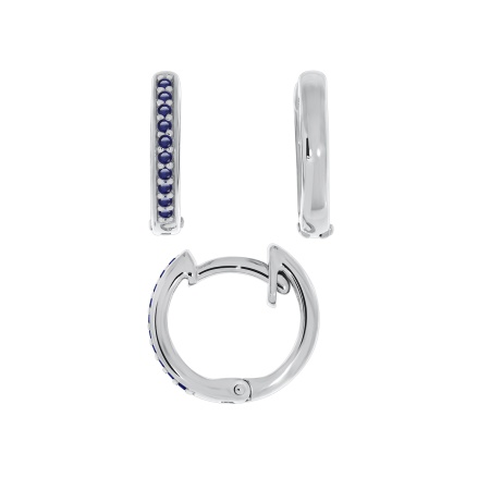 Серьги из серебра с ситаллами 2340881285л-82 от KRASNOE, металл Серебро, вставка Ситалл