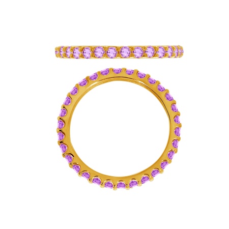 Купить кольцо из серебра с аметист в интернет-магазине KRASNOE