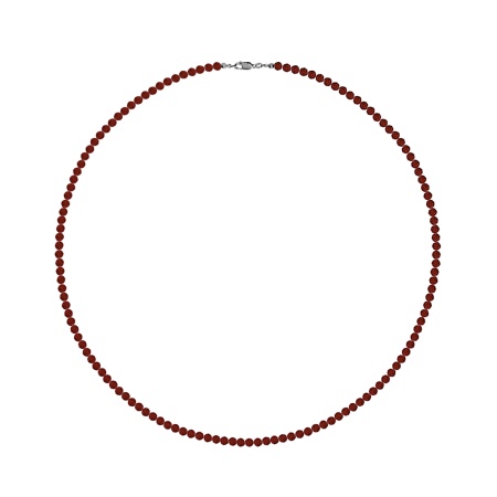 Бусы из серебра с гранатом 8340156038-40