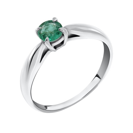 Купить кольцо из серебра с бериллом в интернет-магазине KRASNOE