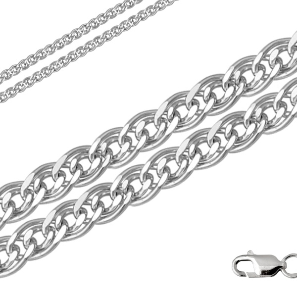 Цепь из серебра без вставок