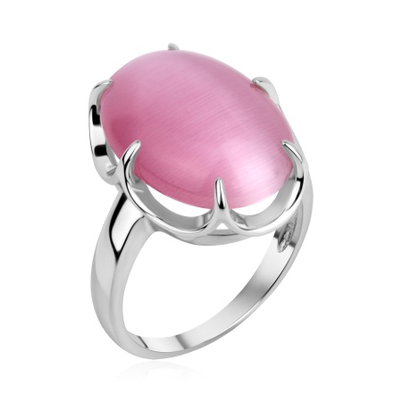 Купить кольцо из серебра с кошачим глазом в интернет-магазине KRASNOE