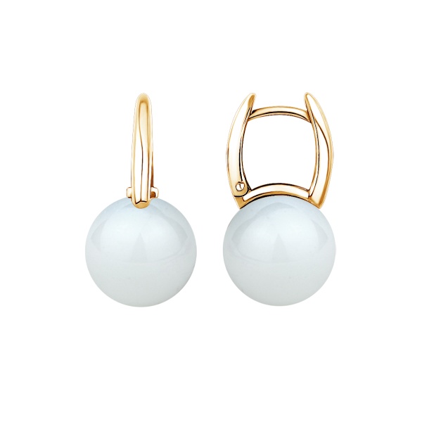 2320294318-10 Серьги (Ag 925) 2320294318-10 от KRASNOE, металл Серебро, вставка 