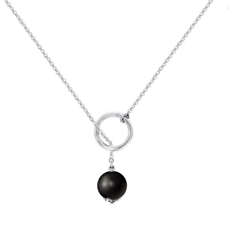 Колье из серебра с агатом 8340391483-65-23