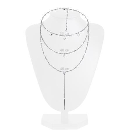 Колье из серебра с фианитами 8340206231