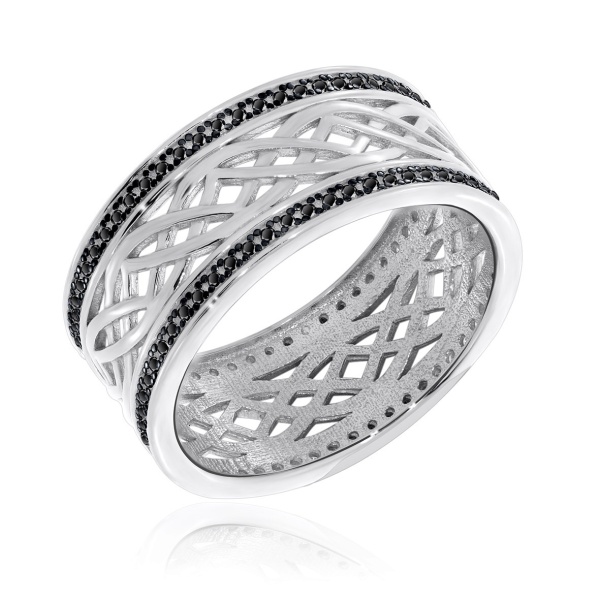 Купить кольцо из серебра с ситаллами в интернет-магазине KRASNOE