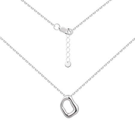 Колье из серебра без вставок 8340406711-16-45